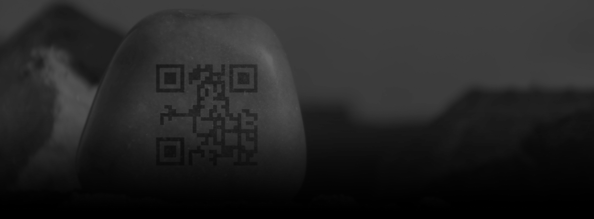 QR-код, размещенный на памятнике